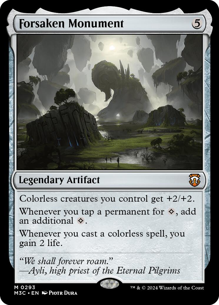 Forsaken Monument [Modern Horizons 3 Commander] | Anubis Games and Hobby