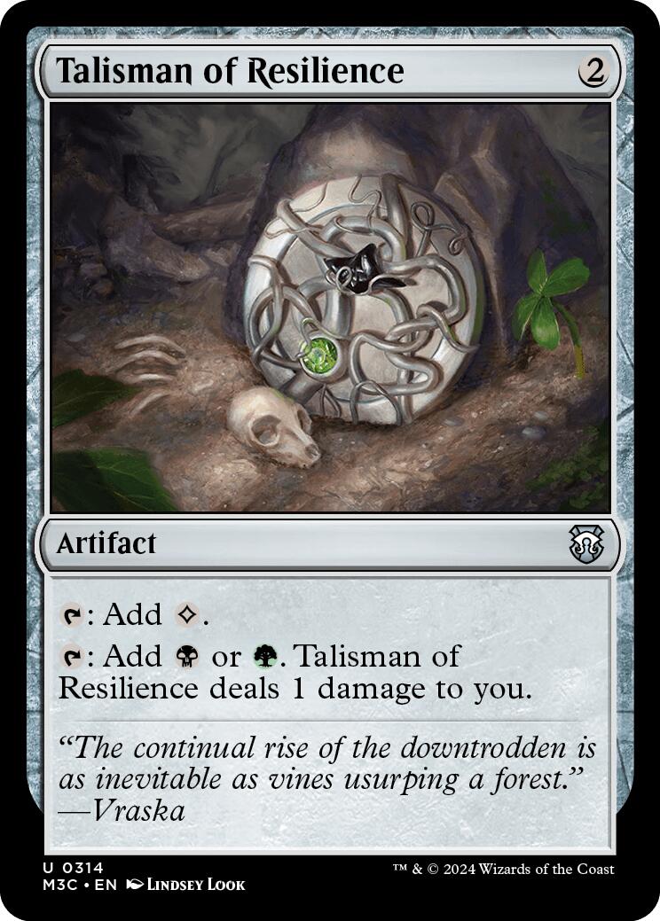 Talisman of Resilience [Modern Horizons 3 Commander] | Anubis Games and Hobby