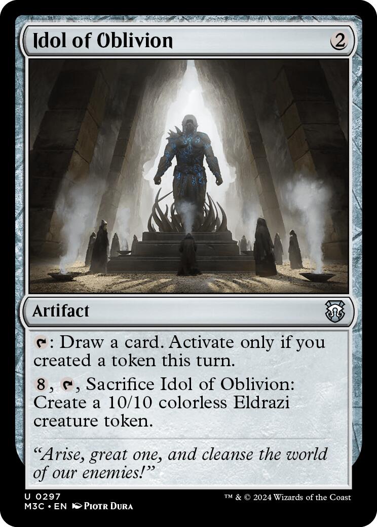 Idol of Oblivion [Modern Horizons 3 Commander] | Anubis Games and Hobby