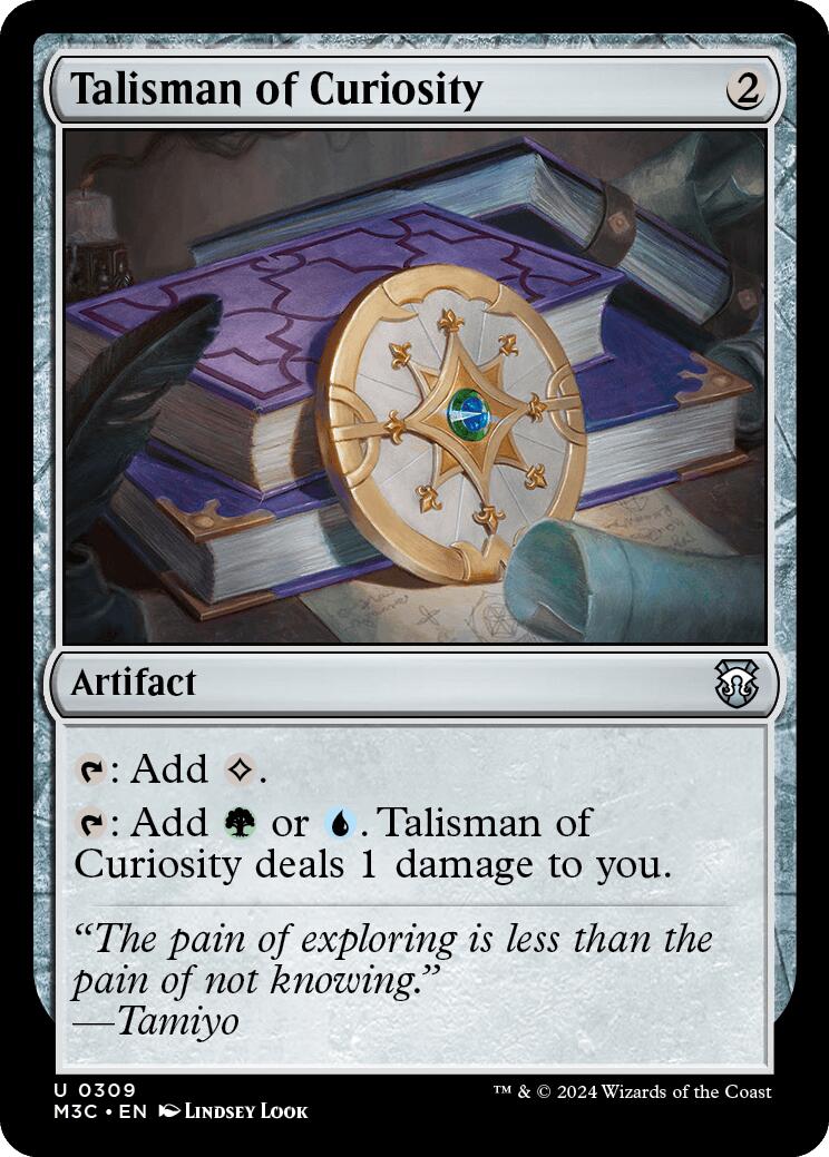 Talisman of Curiosity [Modern Horizons 3 Commander] | Anubis Games and Hobby