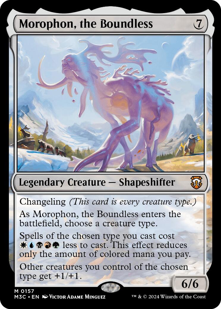 Morophon, the Boundless [Modern Horizons 3 Commander] | Anubis Games and Hobby