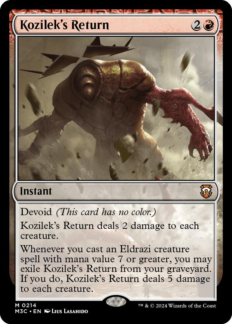 Kozilek's Return [Modern Horizons 3 Commander] | Anubis Games and Hobby