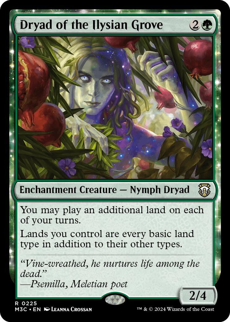 Dryad of the Ilysian Grove [Modern Horizons 3 Commander] | Anubis Games and Hobby