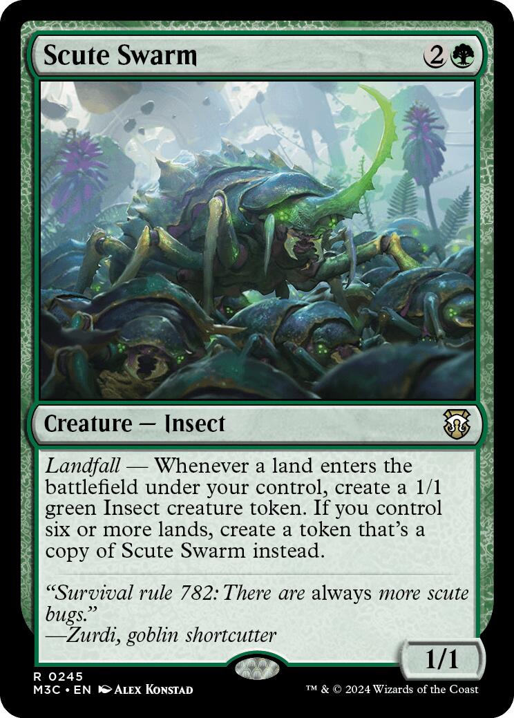 Scute Swarm [Modern Horizons 3 Commander] | Anubis Games and Hobby