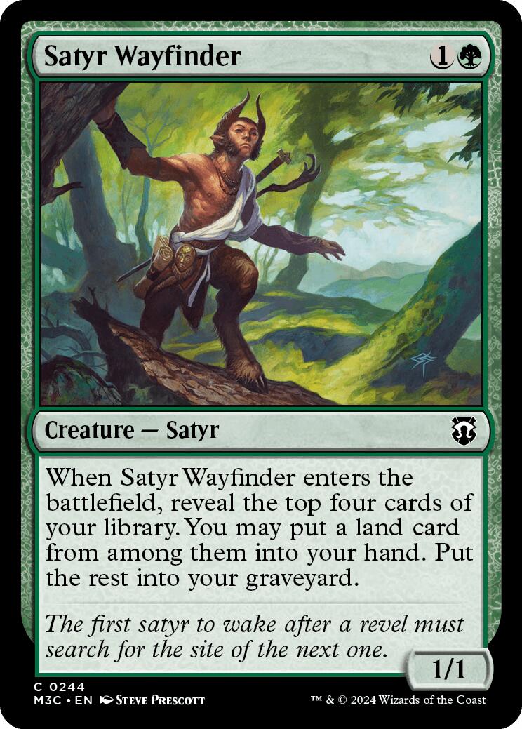 Satyr Wayfinder [Modern Horizons 3 Commander] | Anubis Games and Hobby