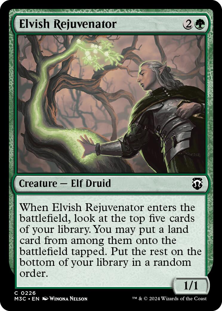 Elvish Rejuvenator [Modern Horizons 3 Commander] | Anubis Games and Hobby