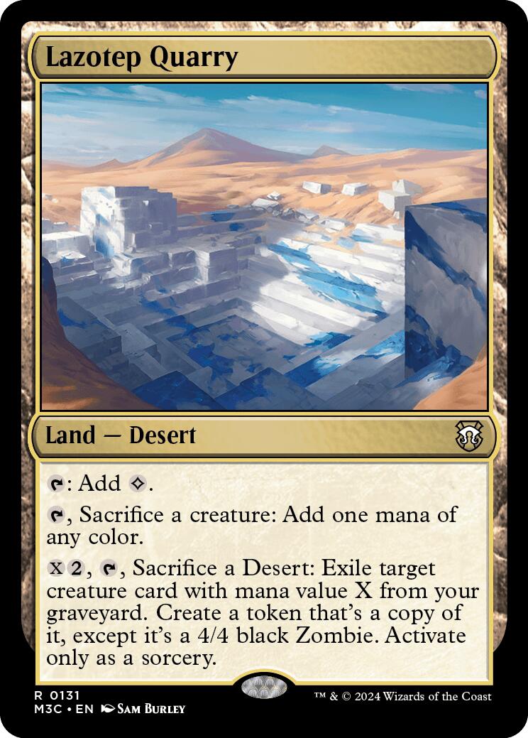 Lazotep Quarry [Modern Horizons 3 Commander] | Anubis Games and Hobby