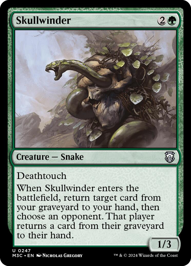 Skullwinder [Modern Horizons 3 Commander] | Anubis Games and Hobby