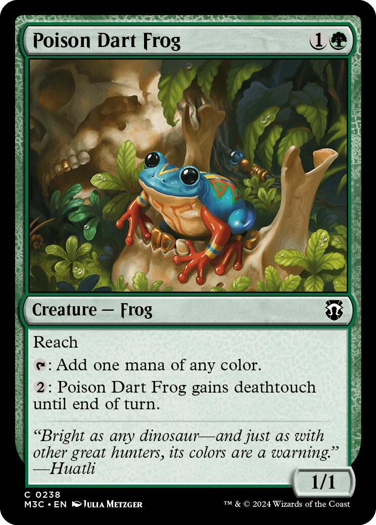 Poison Dart Frog [Modern Horizons 3 Commander] | Anubis Games and Hobby