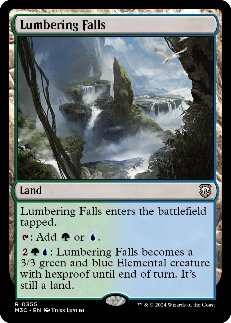 Lumbering Falls [Modern Horizons 3 Commander] | Anubis Games and Hobby