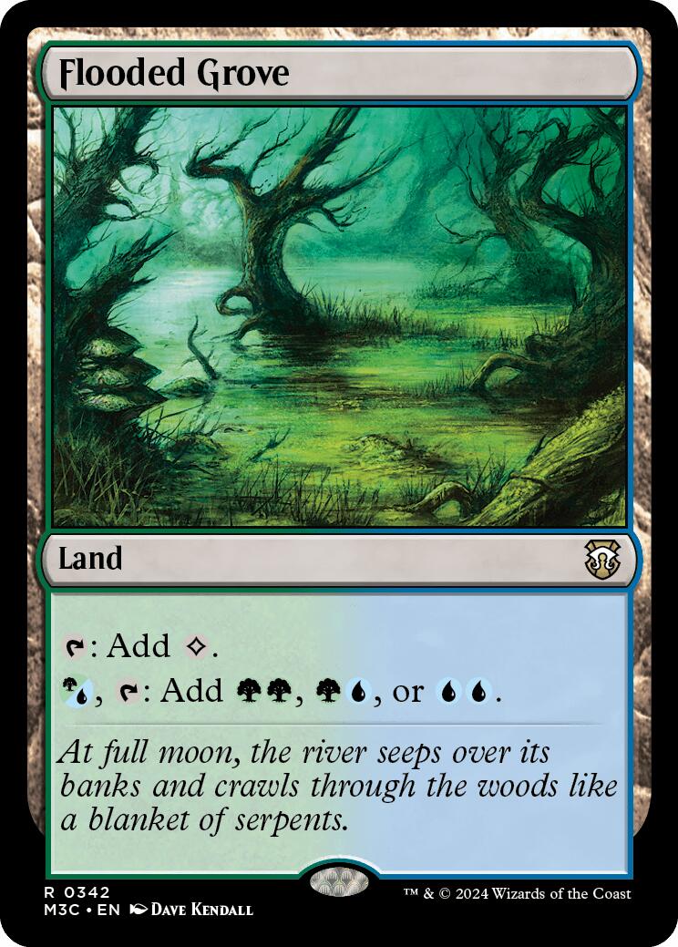 Flooded Grove [Modern Horizons 3 Commander] | Anubis Games and Hobby