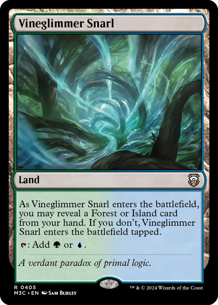 Vineglimmer Snarl [Modern Horizons 3 Commander] | Anubis Games and Hobby