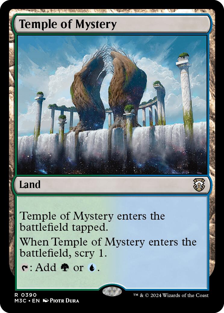 Temple of Mystery [Modern Horizons 3 Commander] | Anubis Games and Hobby