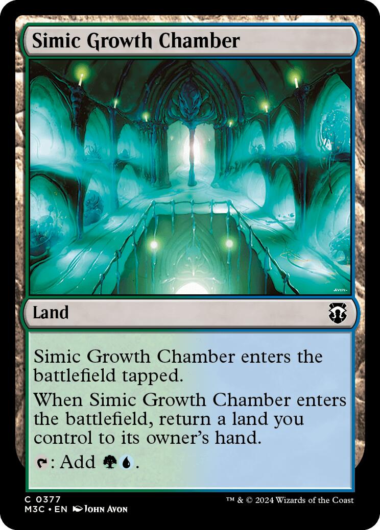 Simic Growth Chamber [Modern Horizons 3 Commander] | Anubis Games and Hobby