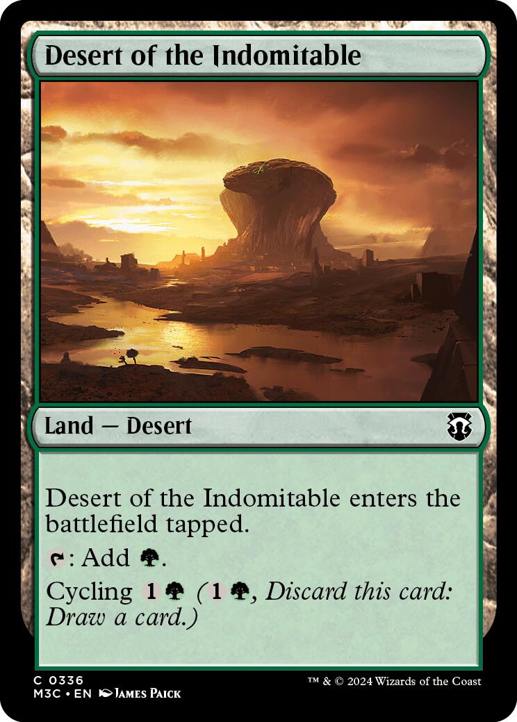 Desert of the Indomitable [Modern Horizons 3 Commander] | Anubis Games and Hobby