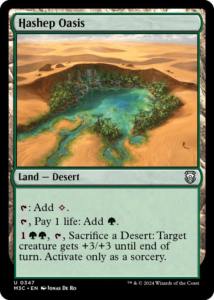 Hashep Oasis [Modern Horizons 3 Commander] | Anubis Games and Hobby