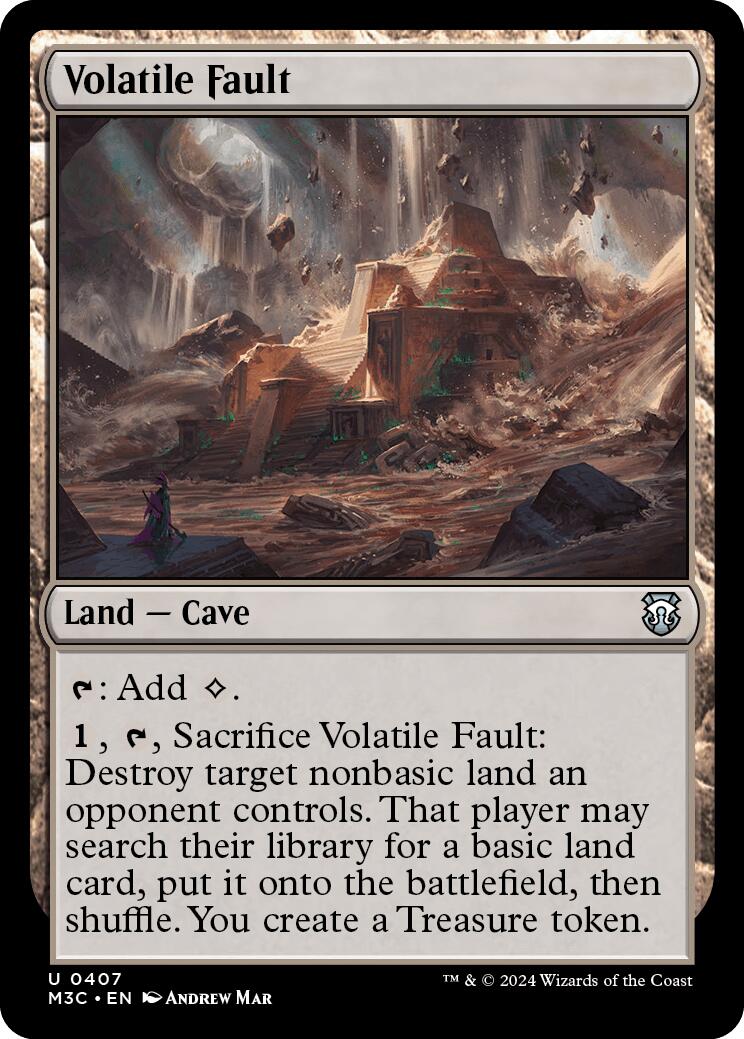 Volatile Fault [Modern Horizons 3 Commander] | Anubis Games and Hobby