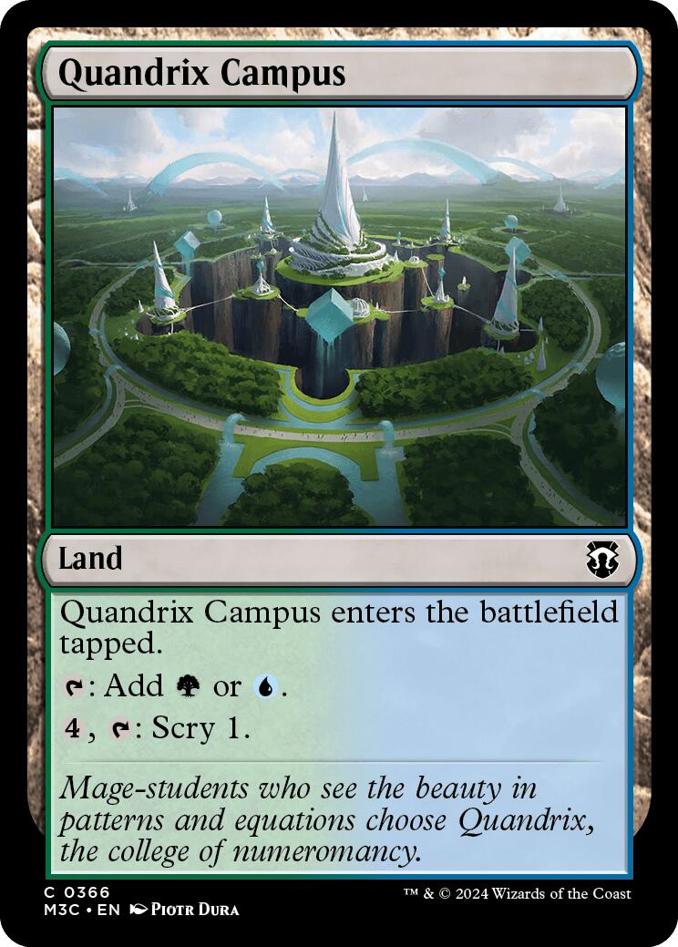 Quandrix Campus [Modern Horizons 3 Commander] | Anubis Games and Hobby