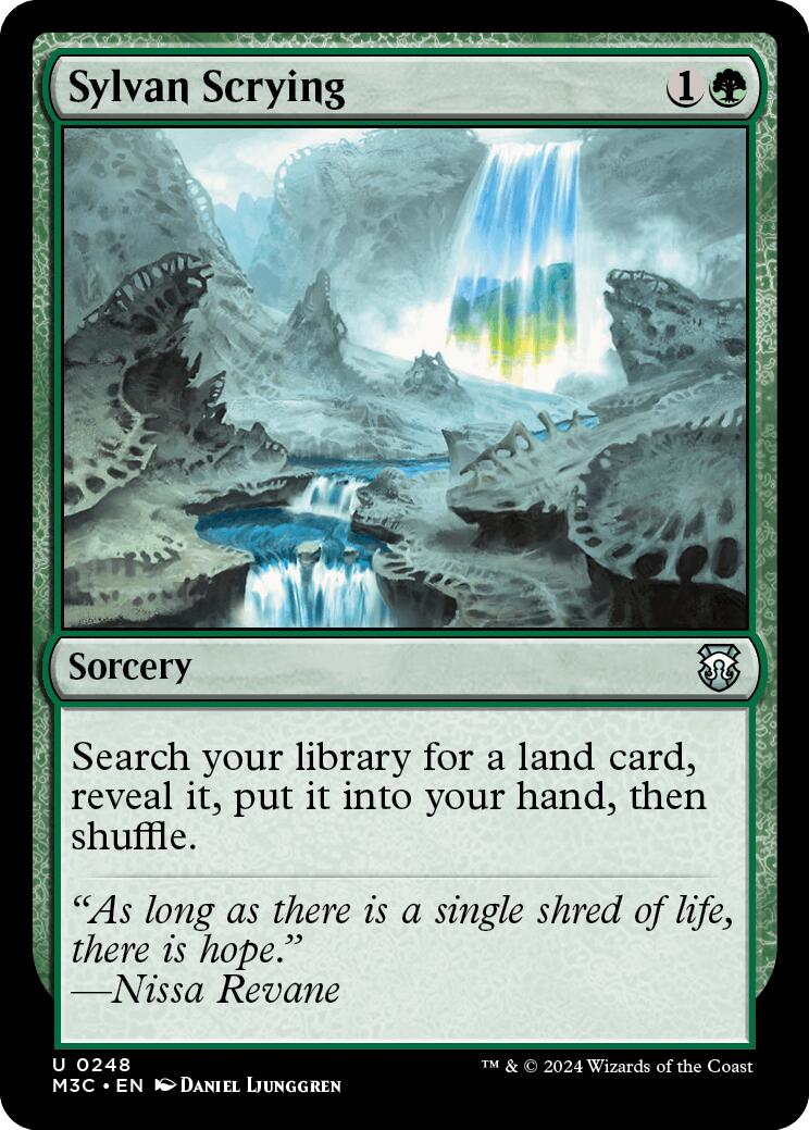 Sylvan Scrying [Modern Horizons 3 Commander] | Anubis Games and Hobby