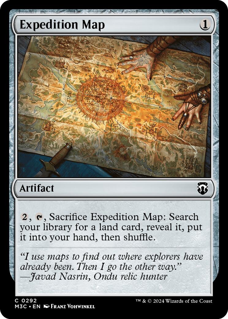 Expedition Map [Modern Horizons 3 Commander] | Anubis Games and Hobby