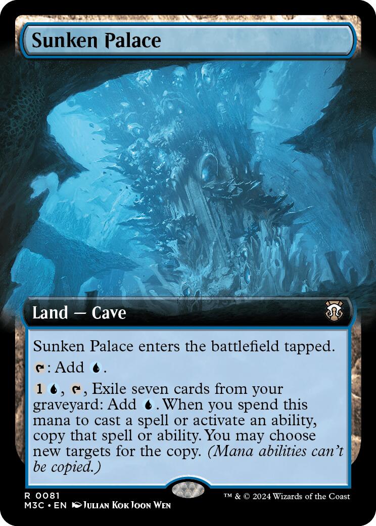 Sunken Palace (Extended Art) [Modern Horizons 3 Commander] | Anubis Games and Hobby