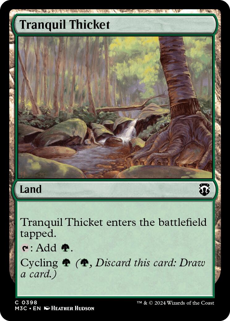 Tranquil Thicket [Modern Horizons 3 Commander] | Anubis Games and Hobby