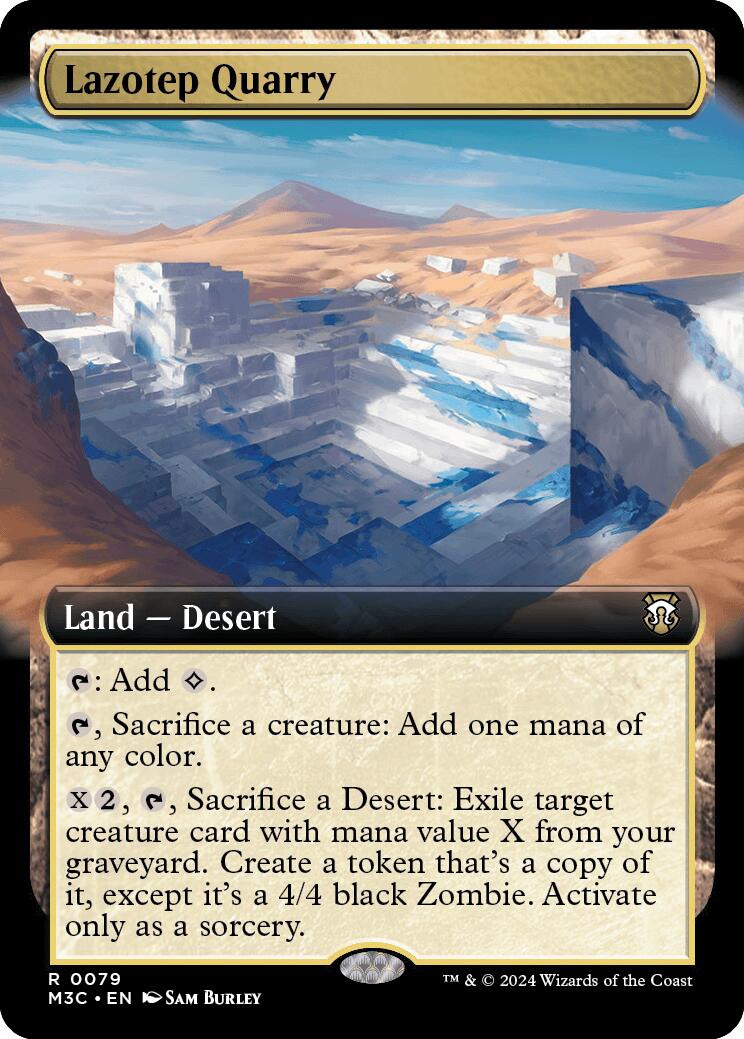 Lazotep Quarry (Extended Art) (Ripple Foil) [Modern Horizons 3 Commander] | Anubis Games and Hobby