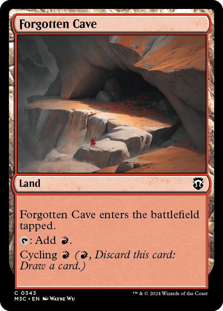 Forgotten Cave [Modern Horizons 3 Commander] | Anubis Games and Hobby