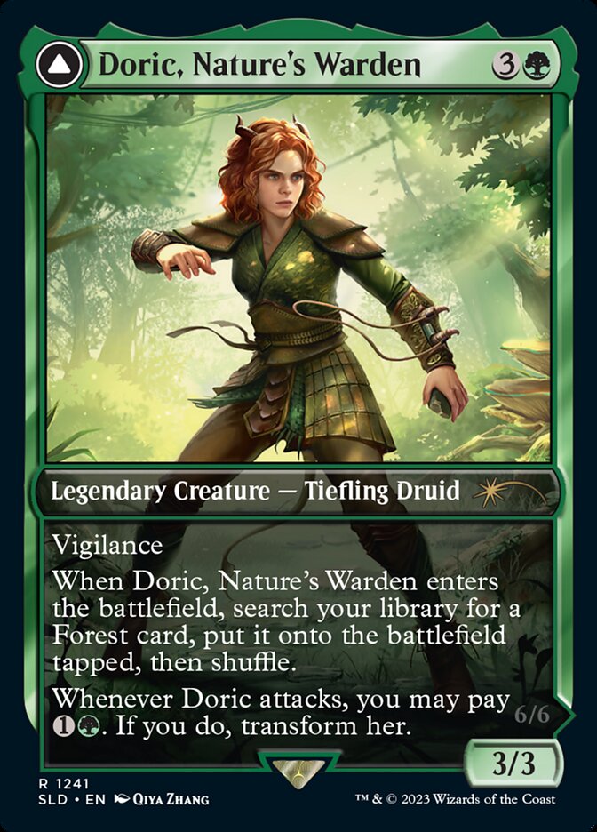 Doric, Nature's Warden // Doric, Owlbear Avenger [Secret Lair Drop Series] | Anubis Games and Hobby