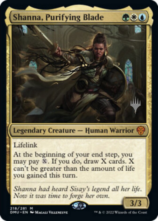 Shanna, Purifying Blade (Promo Pack) [Dominaria United Promos] | Anubis Games and Hobby