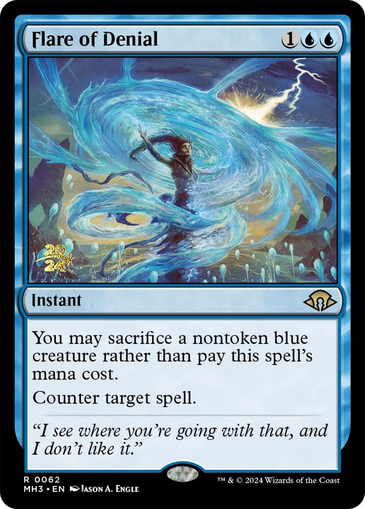 Flare of Denial [Modern Horizons 3 Prerelease Promos] | Anubis Games and Hobby
