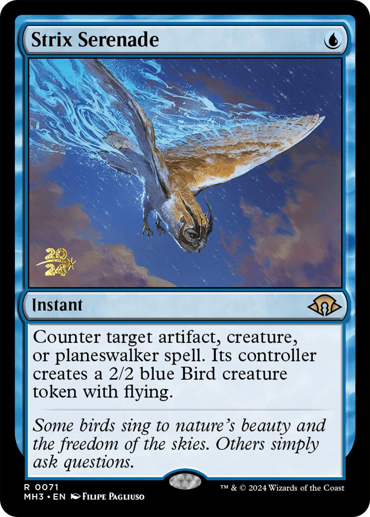 Strix Serenade [Modern Horizons 3 Prerelease Promos] | Anubis Games and Hobby