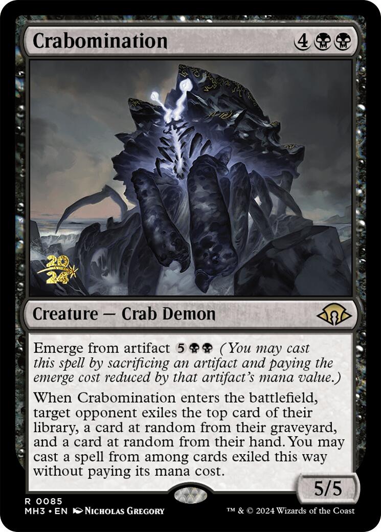 Crabomination [Modern Horizons 3 Prerelease Promos] | Anubis Games and Hobby