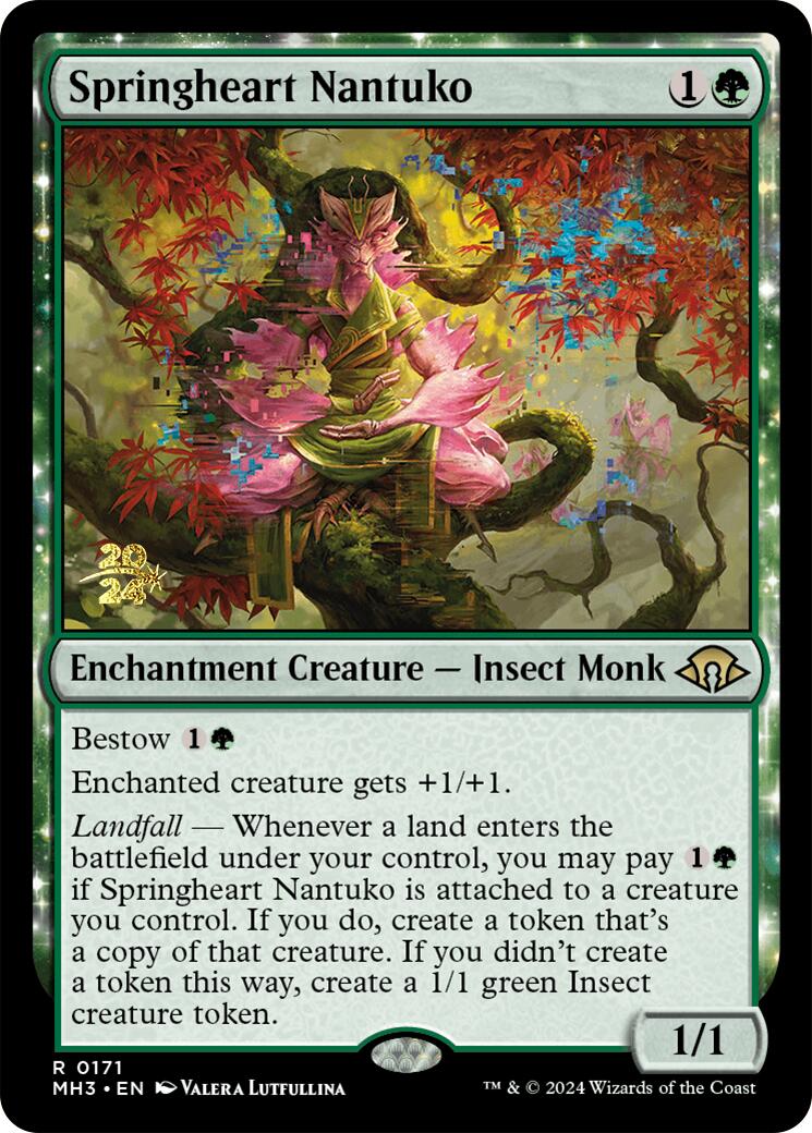 Springheart Nantuko [Modern Horizons 3 Prerelease Promos] | Anubis Games and Hobby