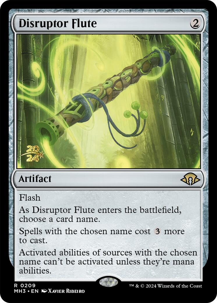 Disruptor Flute [Modern Horizons 3 Prerelease Promos] | Anubis Games and Hobby