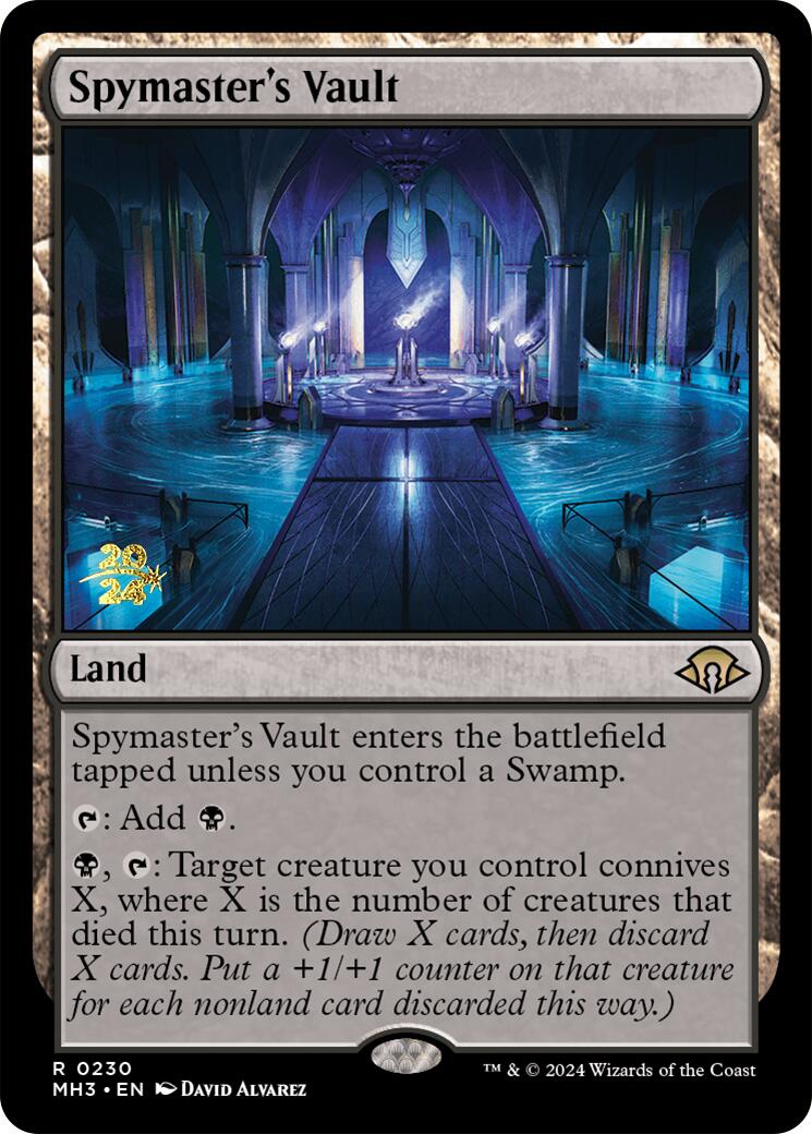 Spymaster's Vault [Modern Horizons 3 Prerelease Promos] | Anubis Games and Hobby