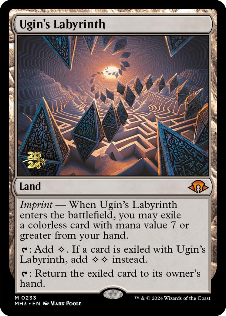 Ugin's Labyrinth [Modern Horizons 3 Prerelease Promos] | Anubis Games and Hobby