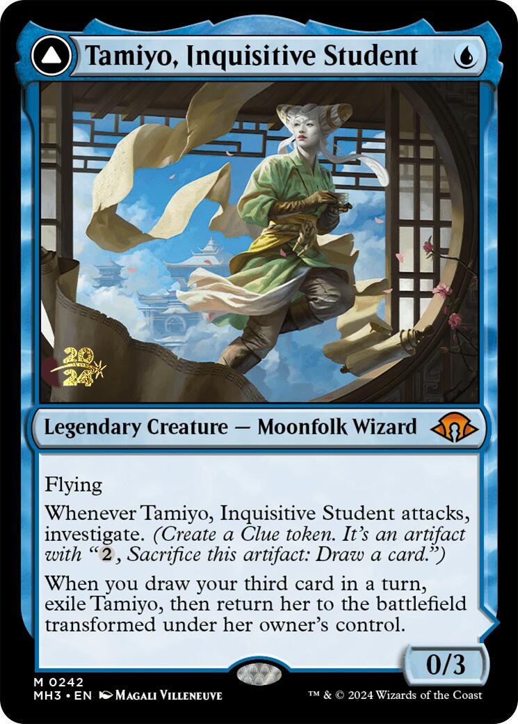 Tamiyo, Inquisitive Student [Modern Horizons 3 Prerelease Promos] | Anubis Games and Hobby