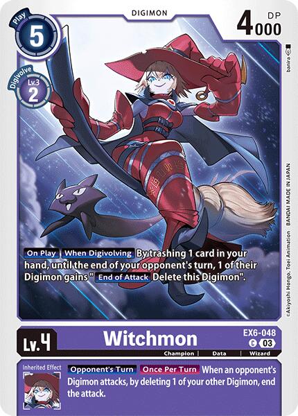 Witchmon [EX6-048] [Infernal Ascension] | Anubis Games and Hobby