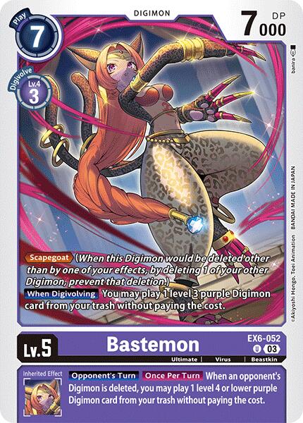 Bastemon [EX6-052] [Infernal Ascension] | Anubis Games and Hobby