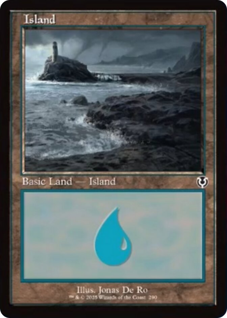 Island (290) (Retro Frame) [Innistrad Remastered] | Anubis Games and Hobby