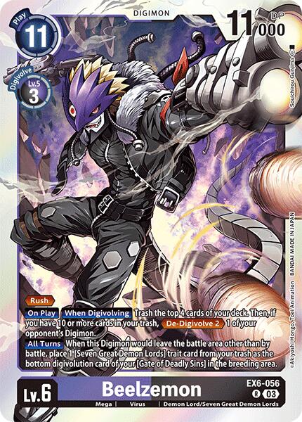 Beelzemon [EX6-056] [Infernal Ascension] | Anubis Games and Hobby