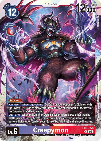 Creepymon [EX6-058] [Infernal Ascension] | Anubis Games and Hobby