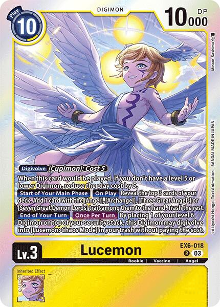 Lucemon [EX6-018] [Infernal Ascension] | Anubis Games and Hobby