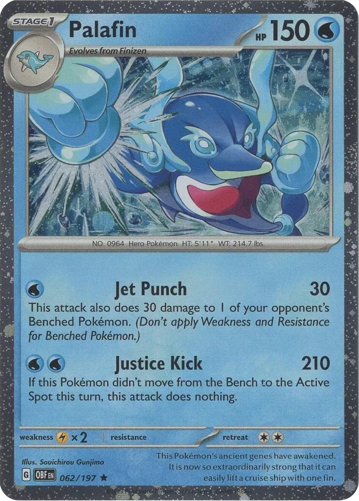 Palafin (062/197) (Cosmos Holo) [Scarlet & Violet: Black Star Promos] | Anubis Games and Hobby