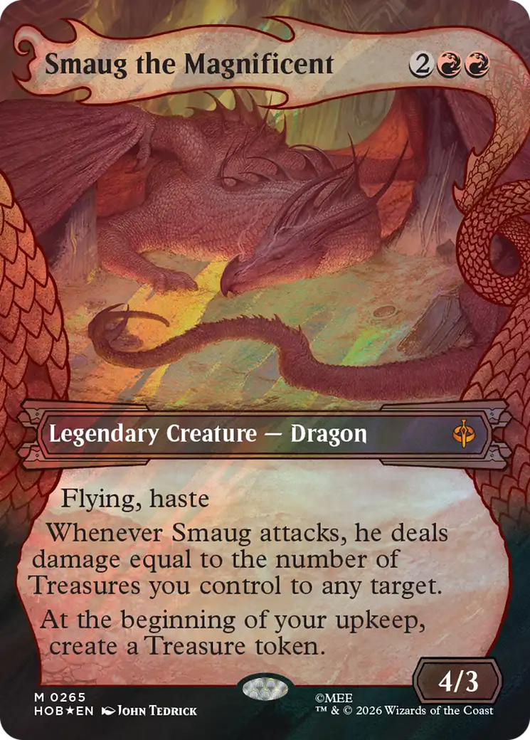 Smaug the Magnificent (Showcase) (Surge Foil) [The Hobbit] | Anubis Games and Hobby