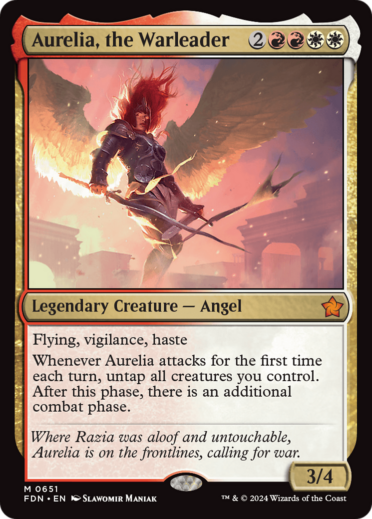 Aurelia, the Warleader [Foundations] | Anubis Games and Hobby