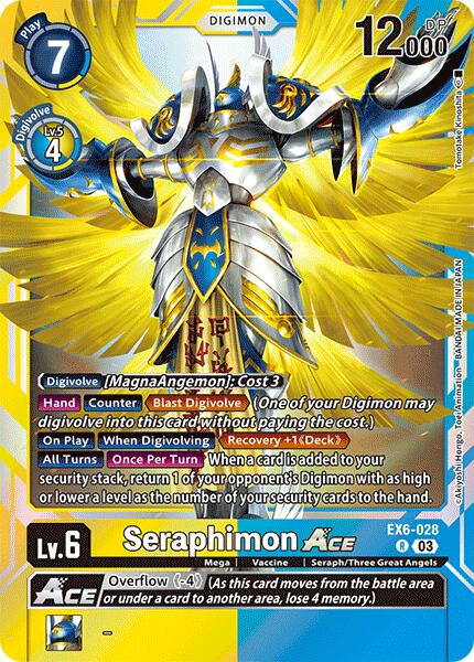 Seraphimon ACE [EX6-028] [Infernal Ascension] | Anubis Games and Hobby