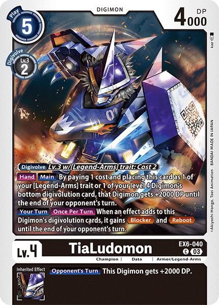 TiaLudomon [EX6-040] [Infernal Ascension] | Anubis Games and Hobby