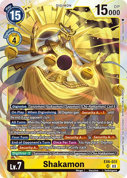 Shakamon [EX6-031] [Infernal Ascension] | Anubis Games and Hobby